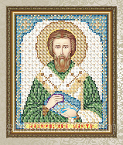 Схема для вишивки бісером іменна Валентин Дніпро - фото 1