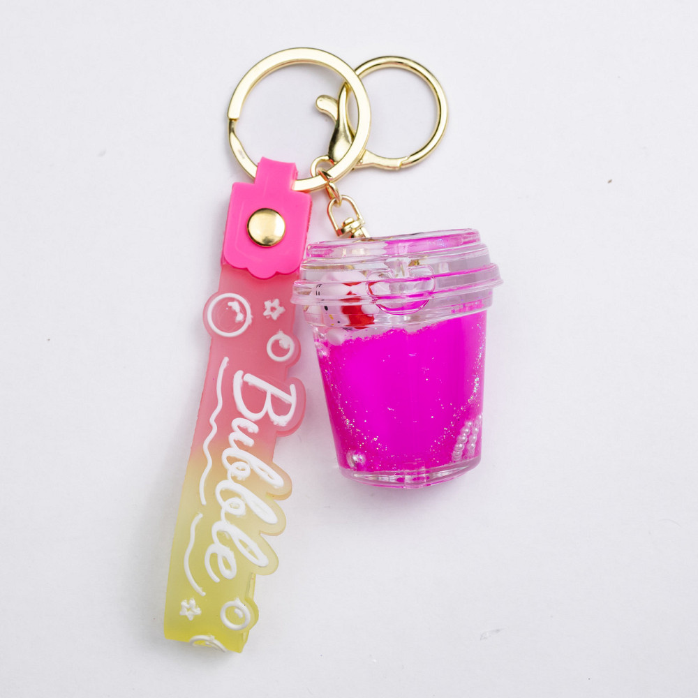 Дитячий брелок Hello Kitty Cup 4×4,5 (см) для ключів, на сумку і рюкзак HP-55-33HEART Коломия - фото 1