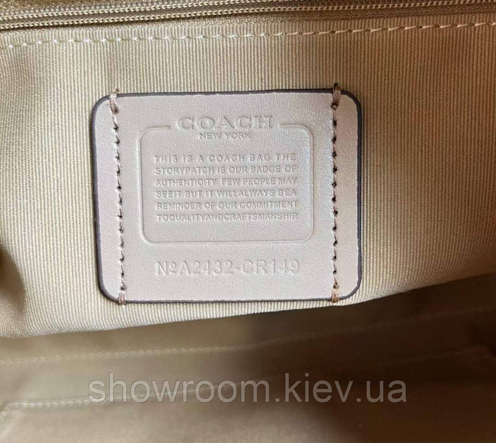 Жіноча сумочка на плече Coach Laurela коричнева Київ - фото 6