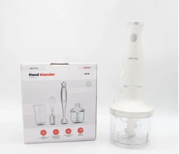 Блендер погружной 4в1, 450Вт, VENTO VHB-07 / Блендер измельчитель / Ручной блендер / Кухонный миксер блендер Коломыя - изображение 2