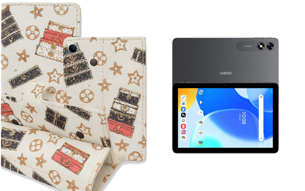 Книга-трансформер для планшета Umidigi G3 Tab Ultra, цвет Black Lyi White Киев - изображение 1