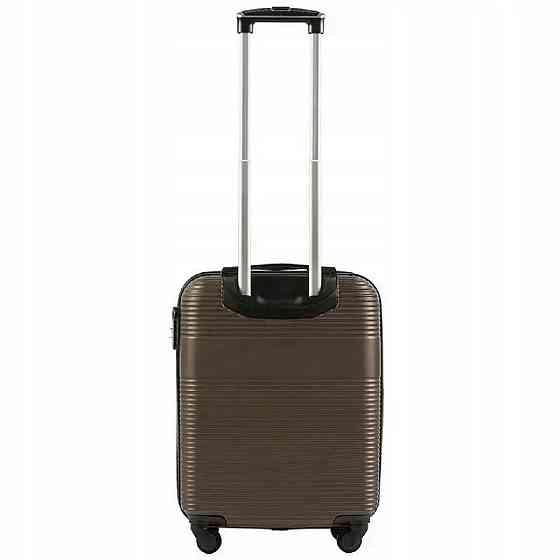 Валіза пластикова WINGS 5398 мікро 52 см коричнева Київ