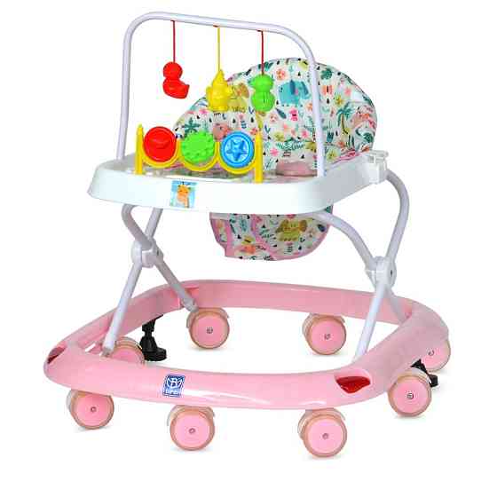 Ходунки дитячі M 0541C-6 з підвісками, рожевий Вінниця