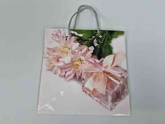 Пакет бумажный подарочный квадратный 23*24*10(артKV-204) (12 шт) Харьков