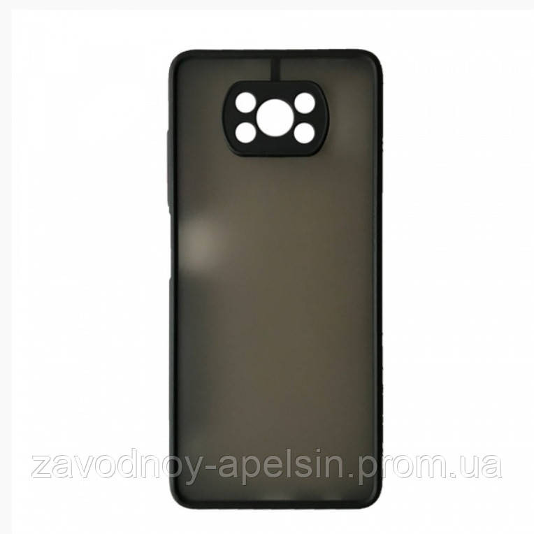 Xiaomi Poco X3 захисний чохол TPU+PC black Одеса - фото 1