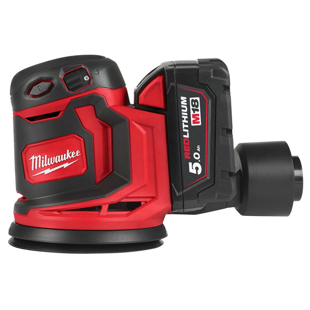 Машина шліфувальна ексцентрикова акумуляторна MILWAUKEE, M18 BOS125-502B, діаметр 125мм (заміна на 4933498254) Одеса - фото 8