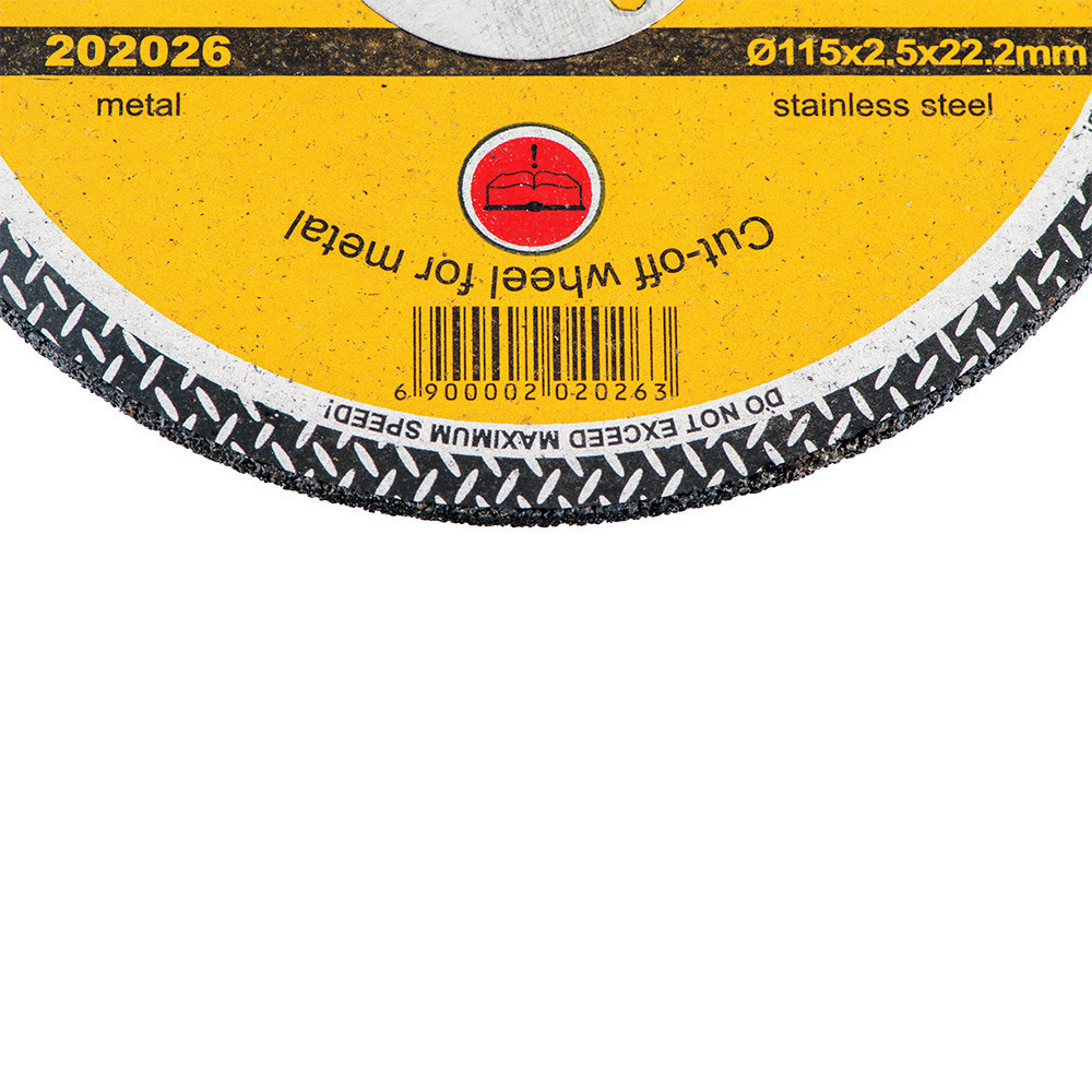 Круг відрізний для металу Ø115×2.5×22.2мм, 13300об/хв SIGMA (1941261) Київ - фото 3