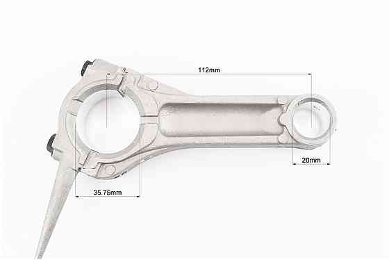 Шатун (D-35,75mm, d-20mm) 182F/188F/190F/192F +0,25mm Київ