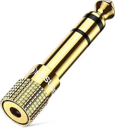 Адаптер позолочений 6.35mm Male to 3.5mm Female POSUGEAR 2шт Луцк