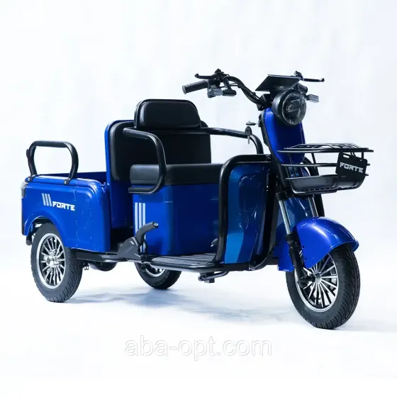 Електротрицикл з кузовом CROSSER TR-5 1000W-72V-24Ah шини 10"/10" купити дешево в Україні Одеса