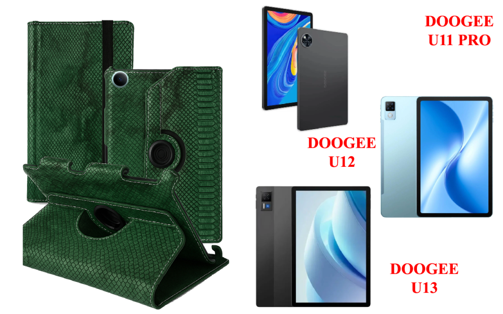 Чехол Spinner360 для планшета Doogee U13 VIP Edition, цвет Klasika Reptyliya Киев - изображение 1