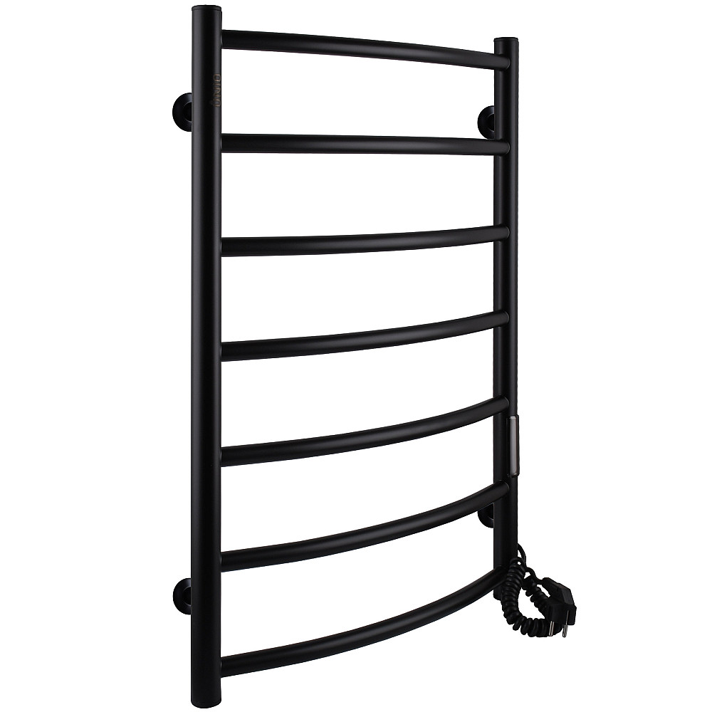 Рушникосушарка UNIO LD ЕU 700-500-7 BLK Драбинка Дуга електро чорна Тернопіль - фото 2