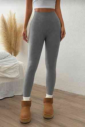 Женские теплые базовые лосины на высокой посадке пума Серый, 42/44 Одесса