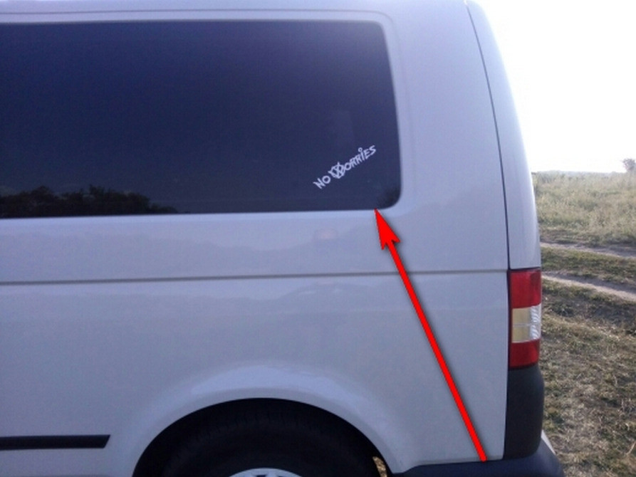 Наклейка no worries-не турбуйся на авто. Тюнінг Київ - фото 8