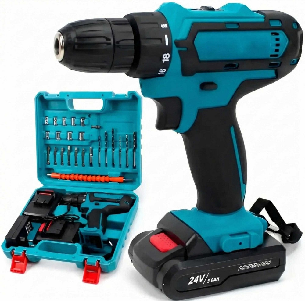 Шурупокрут акумуляторний 24v Шуруповерт дриль шурік набір інструментів. Харків - фото 2