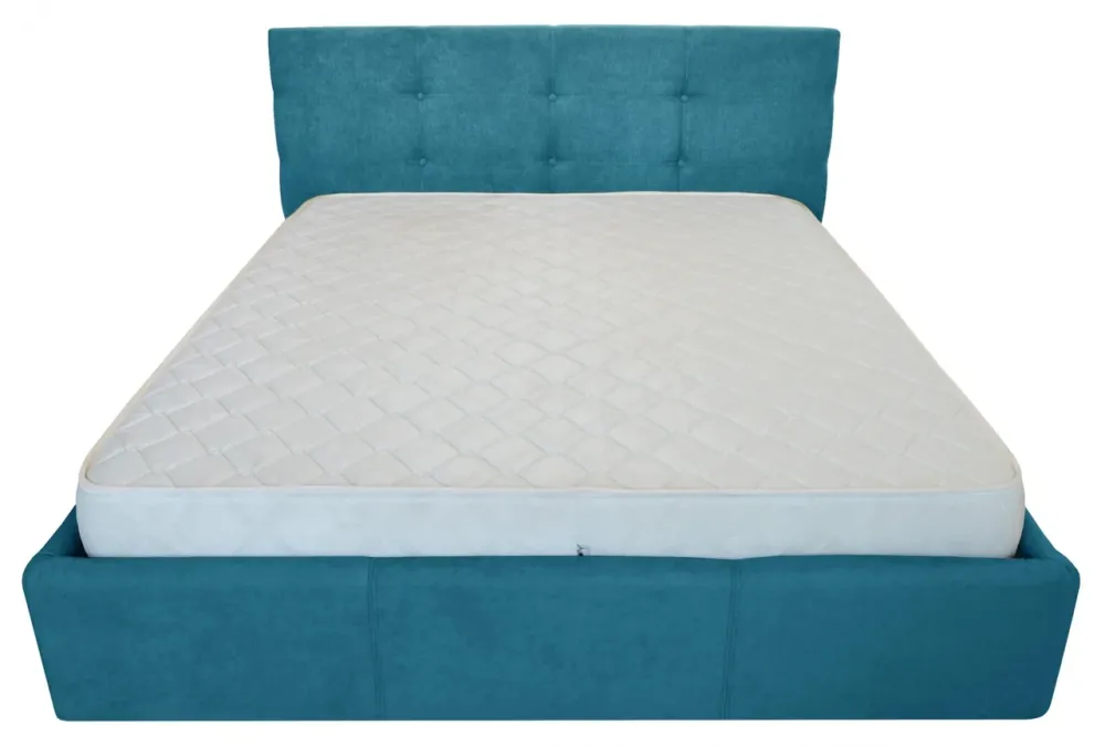Ліжко Manchester VIP 120 х 190 см З додатковою металевою цільнозварною рамою Блакитний Київ - фото 2