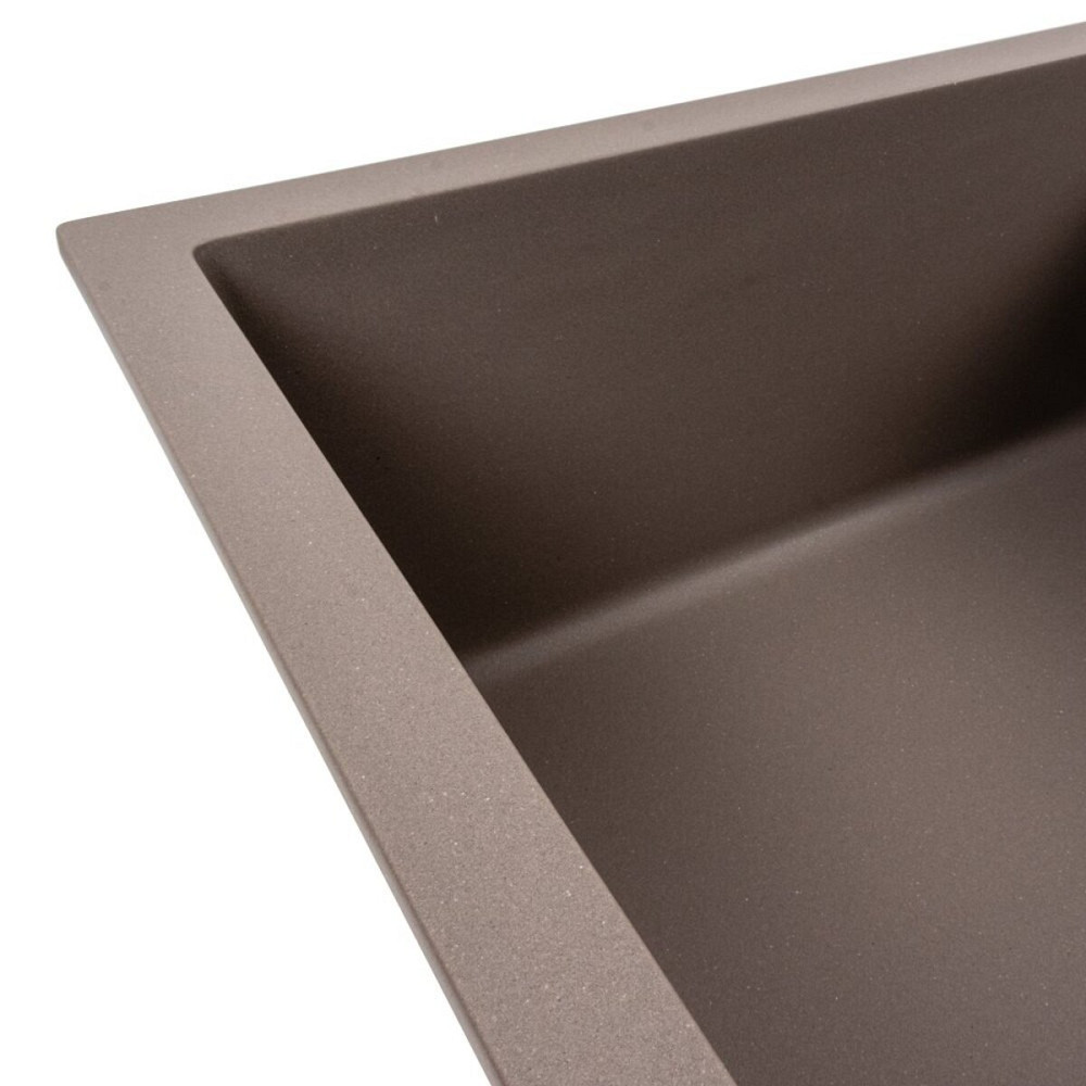 VALESO Гранітна мийка для кухні VALESO CASCADA 7050 матова Дюна Коломия - фото 3