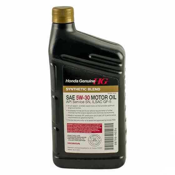 Моторне масло Honda Genuine Synthetic Blend 5W-30 946мл Львів