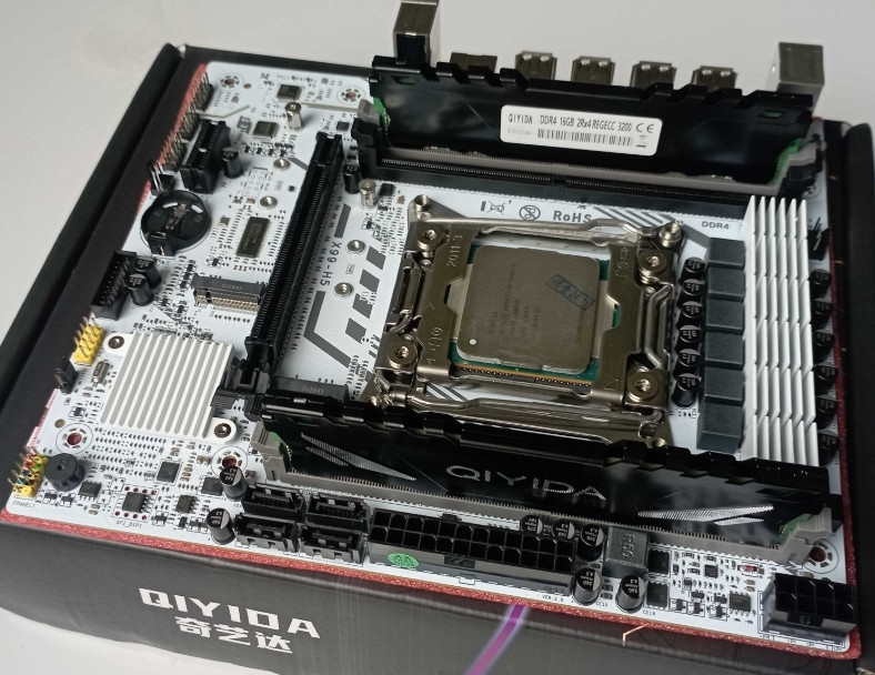 Потужний ігровий комплект Qiyida X99-H5 + Xeon 2680v3 + ddr4 16Gb Харків - фото 5