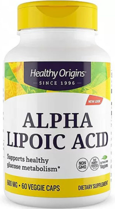 Альфа Ліпоєва кислота Healthy Origins Alpha Lipoic Acid 600 мг 60 капс Київ - фото 1