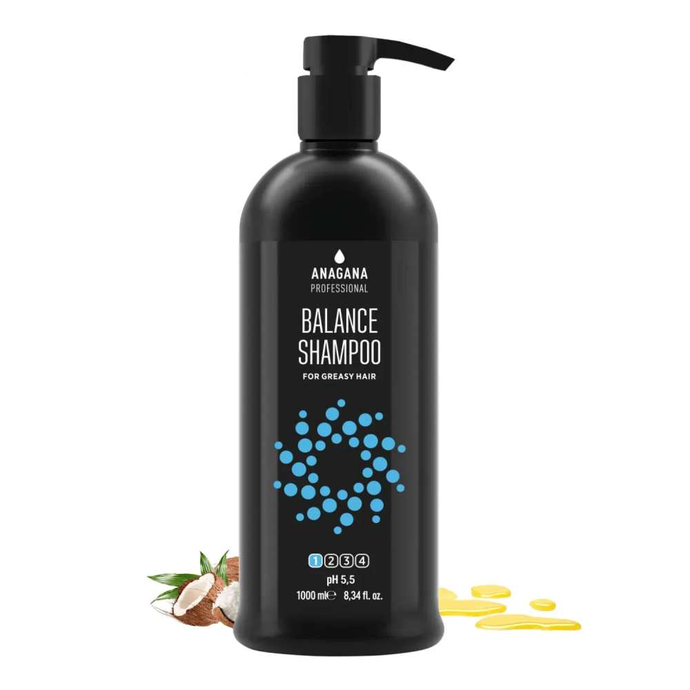 Шампунь Баланс для жирного волосся BALANCE SHAMPOO for greasy hair ANAGANA 1000 мл Київ - фото 2