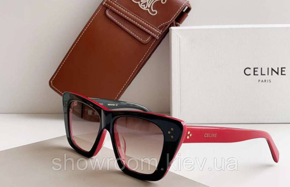 Женские солнцезащитные очки Celine 4s187 red LUX Киев - изображение 1