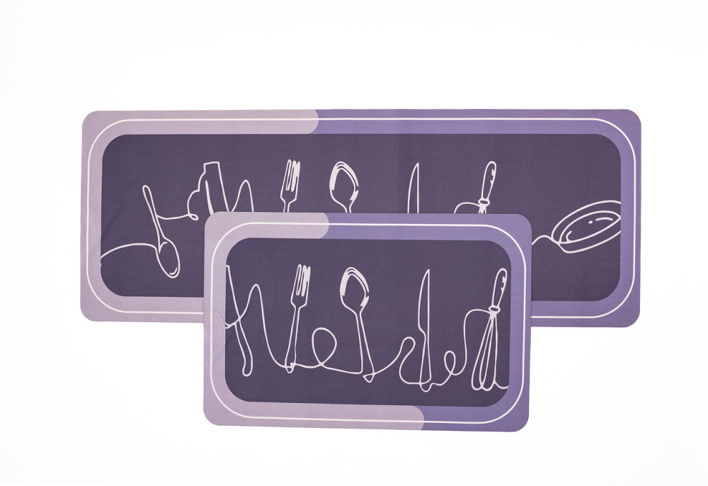 Набор кухонных ковриков 2 шт влагостойкие для пола HP-42-13V Киев - изображение 2