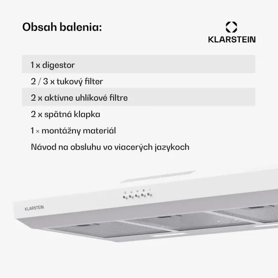 Вытяжка Klarstein Contempo 90 Substructure из Германии Днепр