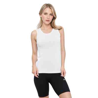 Майка Kappa Canotta Spalla Larga K2401 Bianco білий S (8054954012215) Вінниця