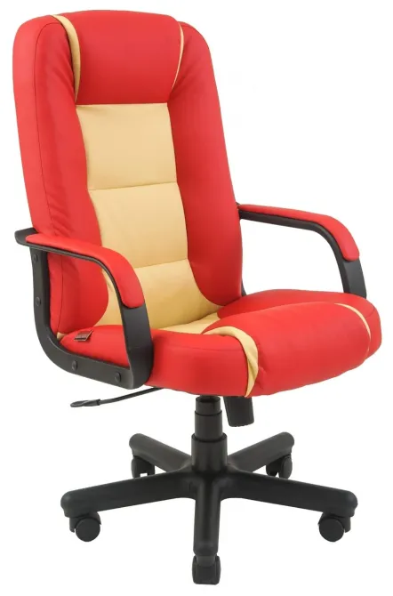 Офисное Кресло Руководителя Richman Chelsea Fly 2210-2201 Пластик Рич М2 AnyFix Красно-бежевый Киев - изображение 1