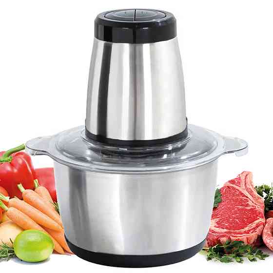 Кухонный измельчитель с металлической чашей 2л, 1500Вт, Zepline ZP-051 / Электрический блендер-чоппер Киев