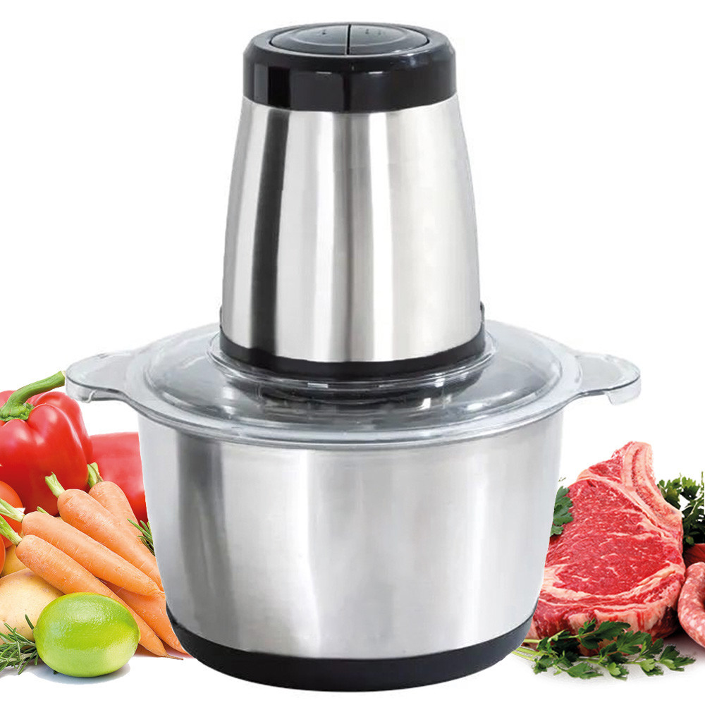 Кухонный измельчитель с металлической чашей 2л, 1500Вт, Zepline ZP-051 / Электрический блендер-чоппер Киев - изображение 1