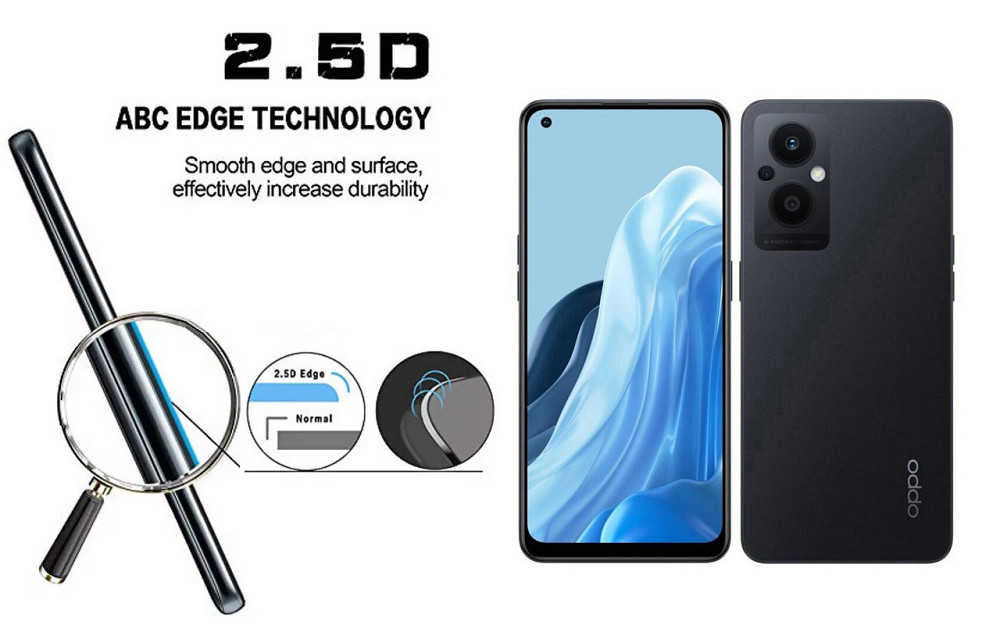 Защитное стекло ArmorGlass для OPPO Reno 8 Lite 5G – устойчивое к царапинам и ударам Киев - изображение 2