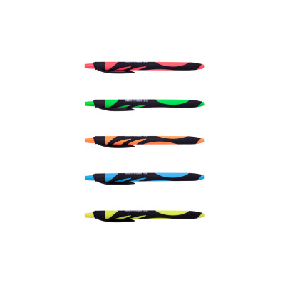 Ручка масляная Buromax автоматическая LIVE TOUCH, RUBBER TOUCH, 0,7 мм, синяя (BM.8270) Винница - изображение 2