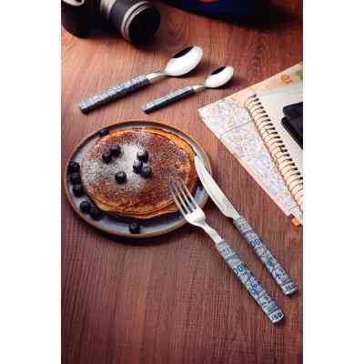 Набор столовых приборов Tramontina Bliss 16 предметів Сірий (29899/128) Винница