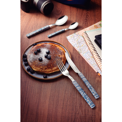 Набор столовых приборов Tramontina Bliss 16 предметів Сірий (29899/128) Винница - изображение 4