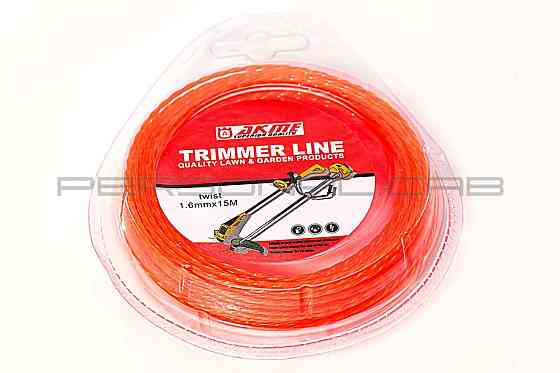 Лісочка мотокоси Ø1,6mm, 15 метрів (зірка, червона) Мукачево