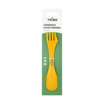 Ложка-виделка туристична Tribe Spork пластикова yellow (T-FC-0031-yellow) Вінниця - фото 3