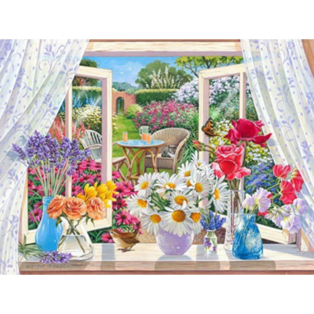 Картина за номерами на дереві 40*50 см "Josef Otten""Квіти" (карт.уп+ фарби+пензлі) RAD3340, шт Київ - фото 1