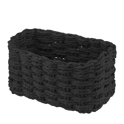 Кошик для зберігання Ardesto Prestigio Плетені Чорні 3 шт. 3.3 / 2.2 / 1.4 л (ARHC2505BL) Вінниця - фото 6