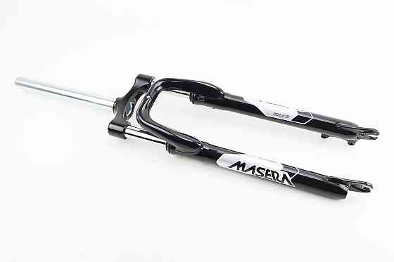 Вилка 29" амортизаційна, без різьби 1-1/8" (28,6мм), шток 255мм, з ходом 75мм, Disk-brake, Preload, чорна CH-386 Київ