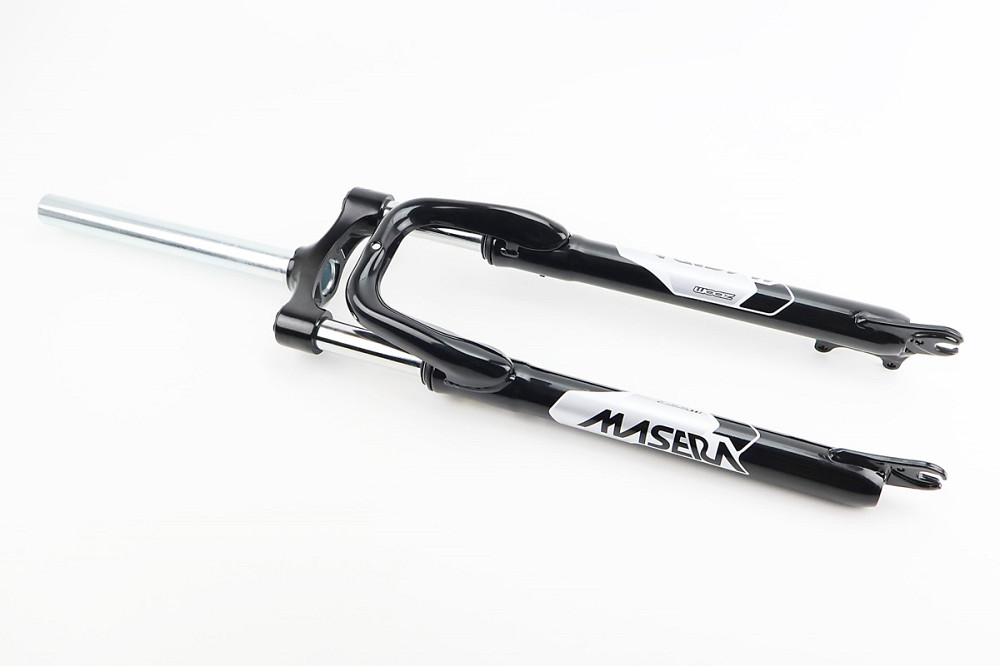 Вилка 29" амортизаційна, без різьби 1-1/8" (28,6мм), шток 255мм, з ходом 75мм, Disk-brake, Preload, чорна CH-386 Київ - фото 1