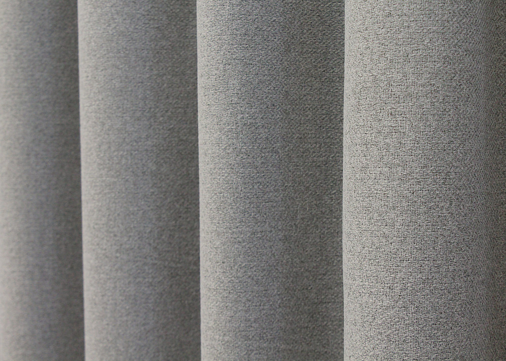 Комплект готовых штор VR-Textil Лен блэкаут № 1593ш Светло-серый 200х240 см 2 шт (39-896) Киев - изображение 7