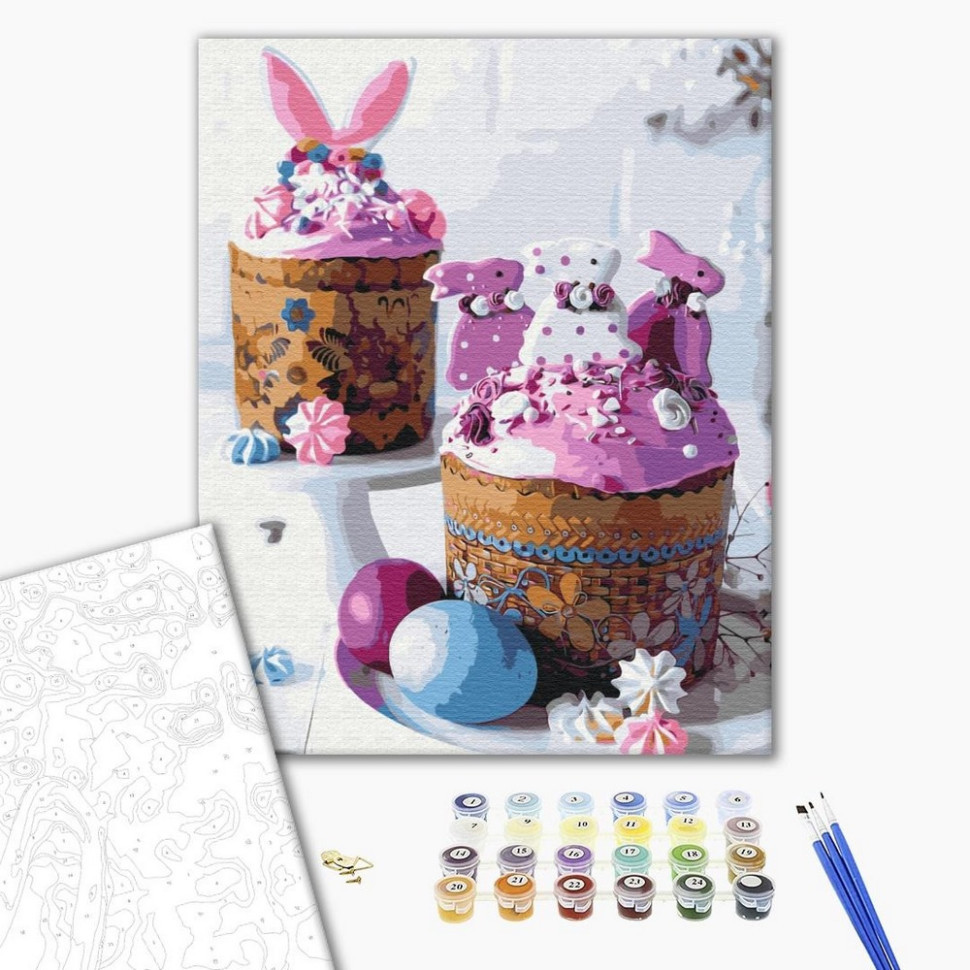 Картина за номерами "Великодні пасочки" BS51826, 40х50 см Вінниця - фото 2