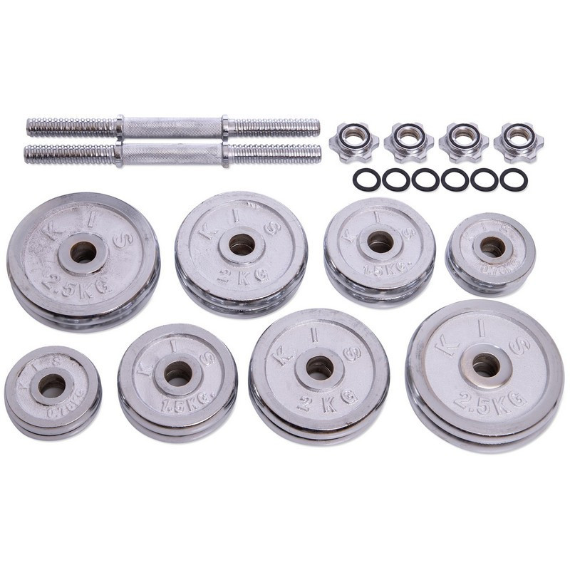 Гантели разборные хромированные 2 по 15 кг SP-Sport-80002-30 Киев - изображение 6