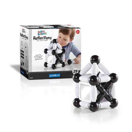 Магнітний конструктор Guidecraft Better Builders Reflections, 29 деталей (G8307) Харків