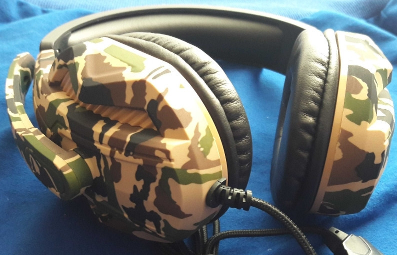 Ігрові навушники Камуфляж Camouflage-Green. Харків - фото 1