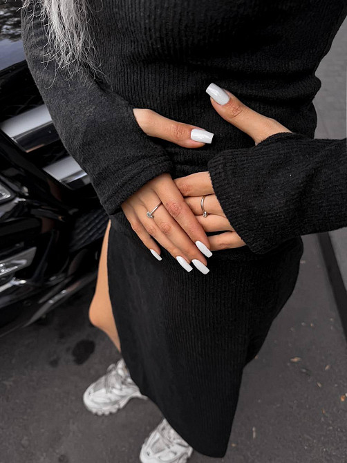 Жіноча стильна тепла сукня ангора рубчик Одеса - фото 6