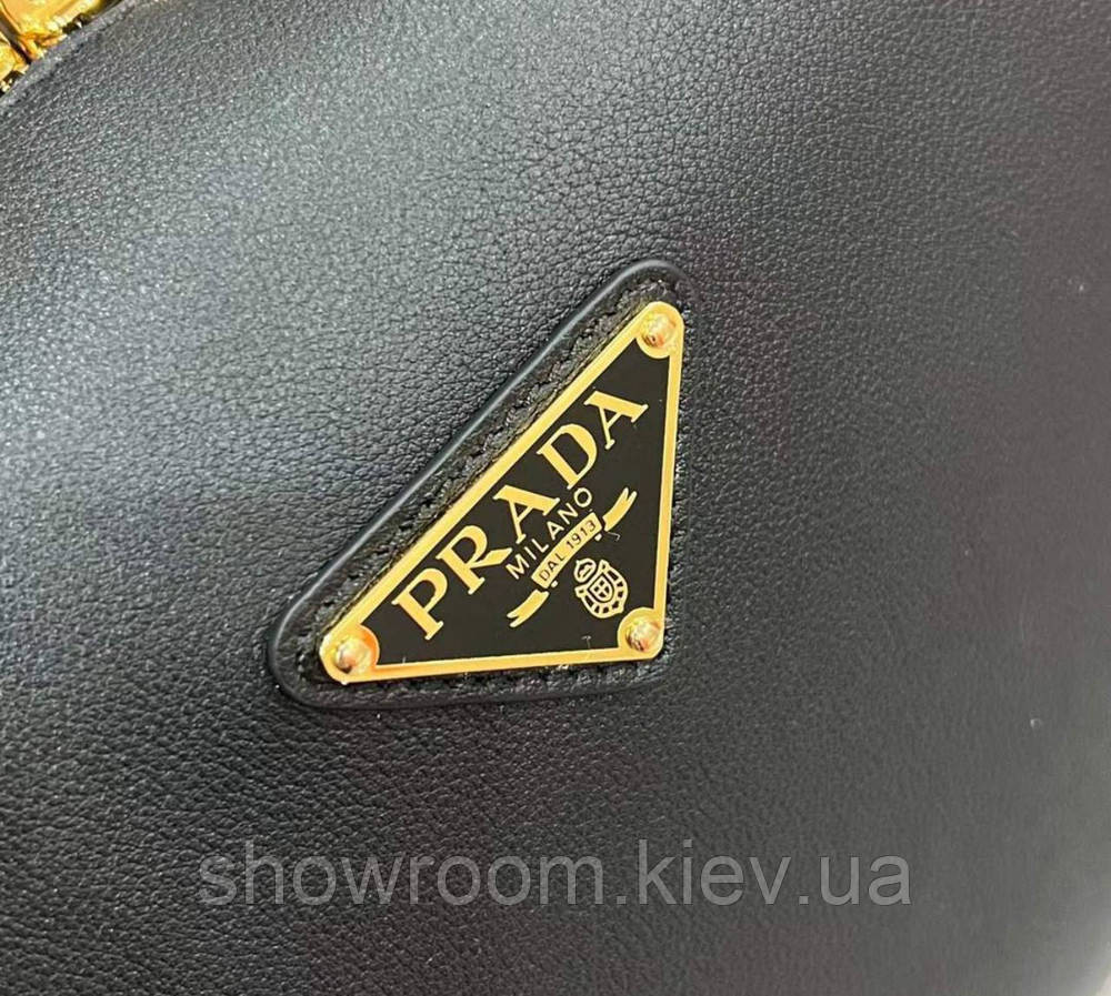 Жіноча брендова шкіряна сумочка Pr0822 чорна Київ - фото 6