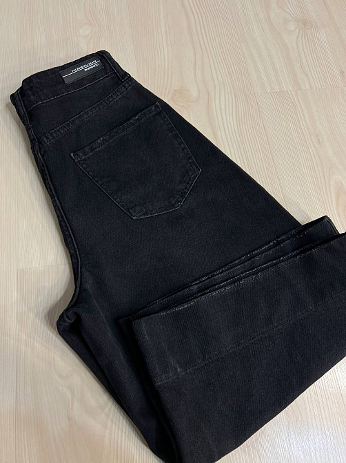 Шорти жіночі джинсові Sherocco 400 бермуди довгі з високою посадкою і манжетом чорні, чорний, 26, 26 Одеса - фото 6